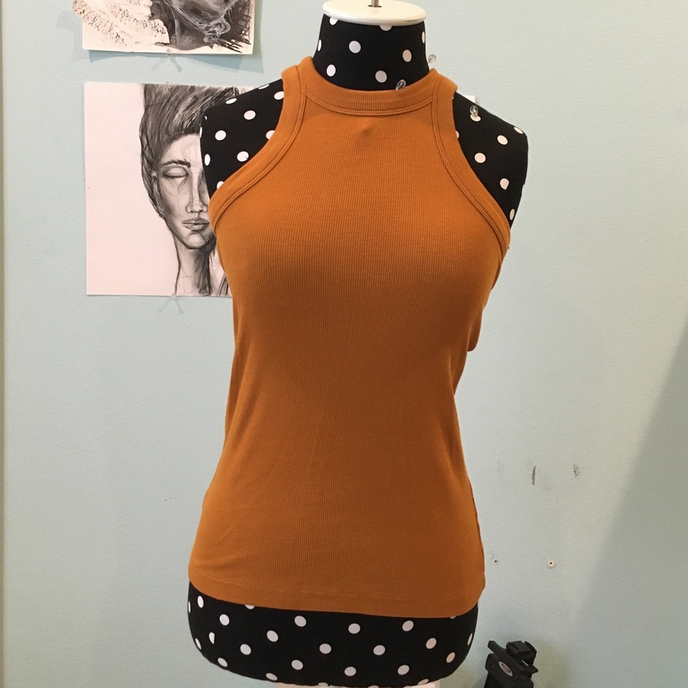 Loft Orange Tank Top